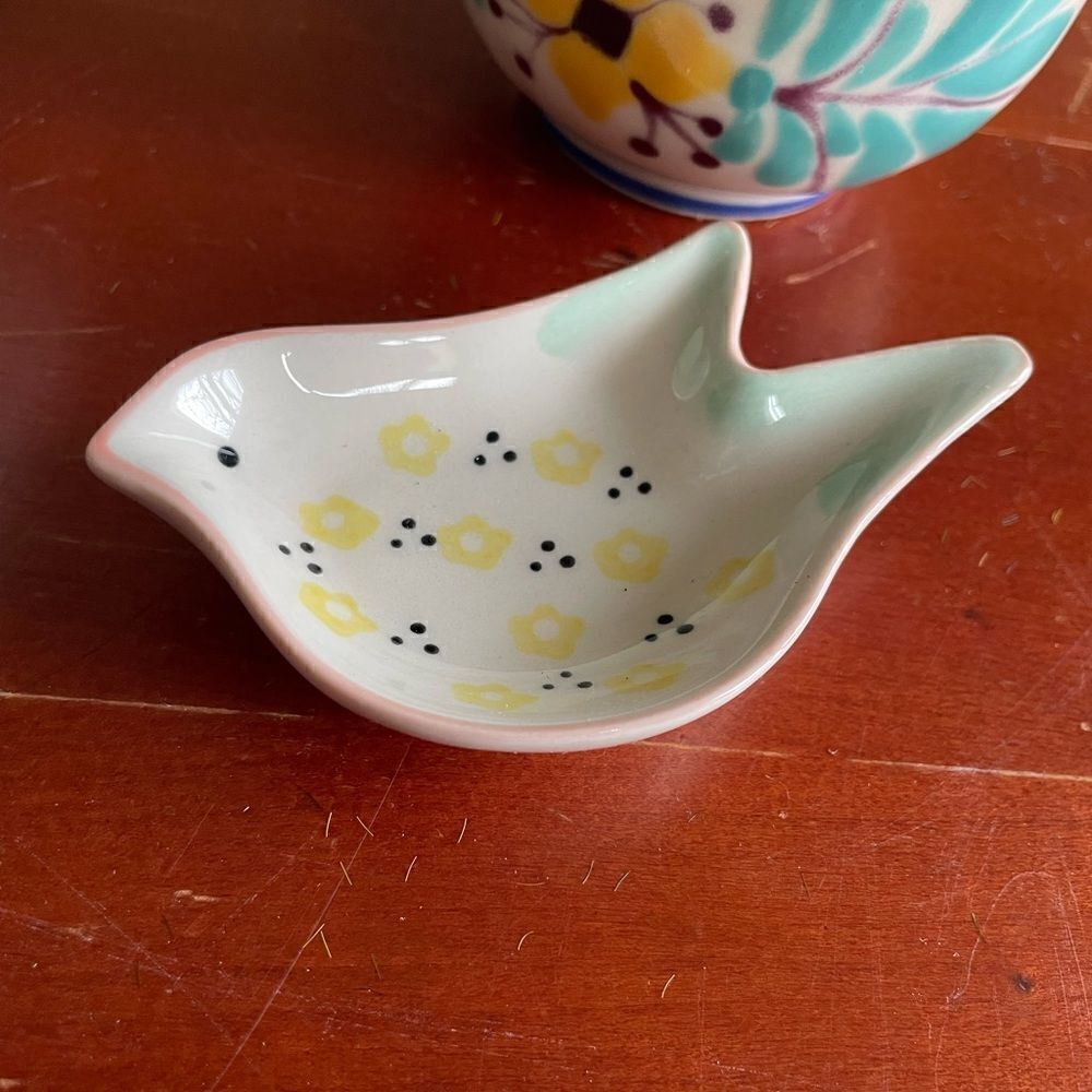 Mexico Pottery Vintage Bowls Trinket Dish - Picture 12 of 16